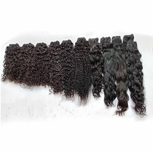 เครื่องมัดผมแบบเรมี่ผมมนุษย์หยักศกธรรมชาติอินเดีย - Product Image 4