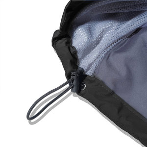 Men's Hooded Waterproof <b>Rain</b> <b>Jacket</b> Solid Color Casual Autumn Outerwear Lightweight Zipper Closure <b>Black</b> - Product Image 6