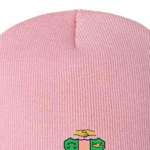 Gorro de Invierno AKA Shield Rosa, Tejido, Bordado con el Escudo de la Hermandad Griega, Gorro Suave, Cálido y Elástico para Mujer - Product Image 2