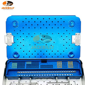 Kit complet d'instruments chirurgicaux orthopédiques vétérinaires avec système de plaques de blocage en acier inoxydable et source d'alimentation manuelle - Product Image 4