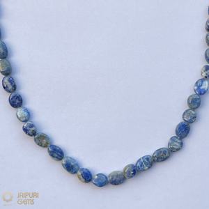Collar y Pulsera de Cuentas Ovaladas de Lapislázuli Azul Natural de 6 mm y 10 mm, Juego de Joyería de Piedras Preciosas - Product Image 4
