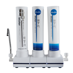 «Made In Japan-Taiwan Buder» <b>Plastic</b> Manual 3-Stage Water Filtration System with Dedicated Drinking Faucet - Product Image 2