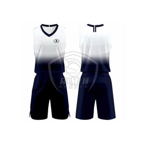 Vêtements de sport d'extérieur, uniforme de basket-ball en polyester 100%, haute qualité, léger, meilleur design, uniforme de basket-ball - Product Image 3