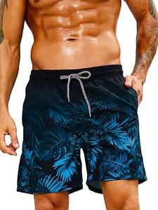 Shorts de Baño para Hombre con Estampado de Tortuga, Elásticos, de Poliéster/Algodón, Secado Rápido, Cintura con Cordón, Ropa de Playa Informal - Product Image 2