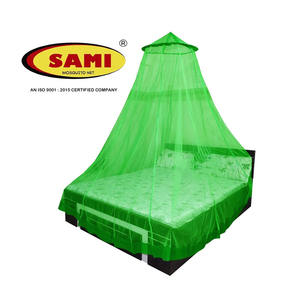 Rectangle Folded Polyester Hanging Mosquito <b>Net</b> for Double <b>Bed</b> Foldable & Self-Supporting All-Season - Product Image 2