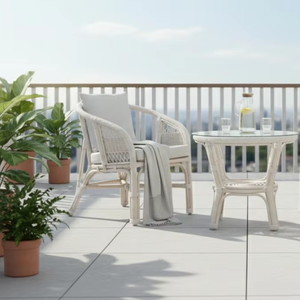 Conjunto de muebles de ratán/mimbre asiático antiguo y cómodo TAFANO SET TERRACE para el hogar, hoteles y villas. - Product Image 6