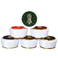 SH-0018 Topi Kufi Shami Nalain Premium Kasual Bahan Katun Beludru Turki Motif Geometris Buatan Tangan Topi Sholat Muslim OEM Musim Semi
