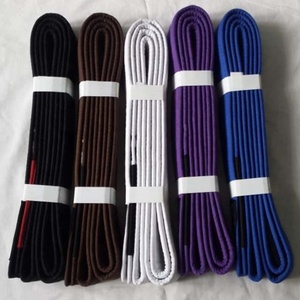 Ceintures de Jiu-Jitsu Brésilien OEM personnalisées en gros, marque privée, haute qualité, 100 % coton, légères, pour arts martiaux - Product Image 2