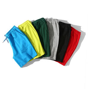 Pantalones Cortos Bermuda Transpirables de Alta Calidad, 180g, Spandex/Algodón Orgánico, Color Sólido, con Cordón Ajustable, Casuales para Hombre - Product Image 2
