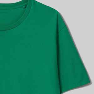 เสื้อยืดคอกลมแขนสั้นผู้ชาย ทรงปกติ สไตล์ลำลอง สีพื้น ผ้าถัก 100% ผ้าฝ้ายเจอร์ซีย์ - Product Image 6