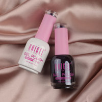Fabricants, fournisseur d'ongles, conceptions exclusives, personnaliser la marque Pastel Collection, vernis à ongles en gel 2 en 1 assorti