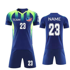 เสื้อฟุตบอลแขนสั้นรุ่นล่าสุดสำหรับผู้ที่รักความสมบูรณ์แบบ ผลิตจากโพลีเอสเตอร์ 100% น้ำหนัก 120 กรัม ระบายอากาศได้ดี พร้อมลายพิมพ์แบบซับลิเมชั่นตามสั่ง - Product Image 4