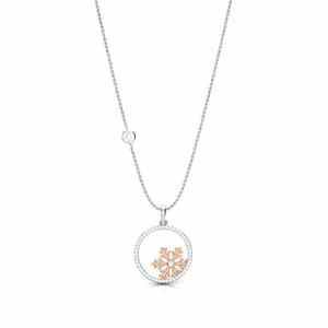 Collier pendentif minimaliste en argent sterling 925 plaqué rhodium, chaîne serpent, bijoux unisexe - Product Image 3