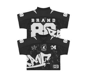 T-shirt à manches longues imprimé personnalisé de haute qualité 2026 pour homme, coupe ample, en coton double couche - Product Image 4