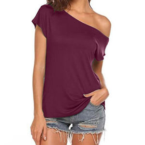 Camiseta Personalizada de Manga Corta con Cuello Redondo de Algodón y Elastano para Mujer, Corte Ajustado - Product Image 3