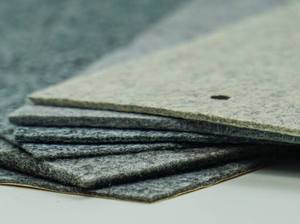 Soundproofing Needle-Punched Gray Felt Eco-Friendly Breathable 100% Polyester Anti-Static Waterproof for Acoustic Panels Stiff - Product Image 6