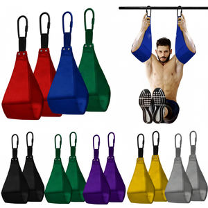 Correas Abdominales Colgantes para Gimnasio, Correas AB para Barra de Dominadas, Soporte Acolchado para Brazos, para Fortalecimiento Muscular Abdominal - Product Image 1