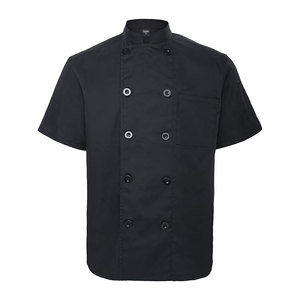 Veste de chef de cuisine confortable pour usage quotidien en restaurant, veste de chef exécutive de luxe avec passepoil de couleur personnalisée, professionnelle - Product Image 1