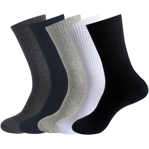 Wholesale Custom Solid <b>Socks</b> Plain Cheap Unisex Tennis <b>Socks</b> comfort Fit <b>Sock</b> - Product Image 4