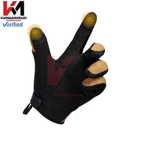 Guantes Tácticos Unisex para Paintball, Protección para los Dedos, Absorción de Impactos, Protección para los Nudillos, Malla Transpirable en la Parte Posterior, Palma Antideslizante, Dedos Completos - Product Image 2