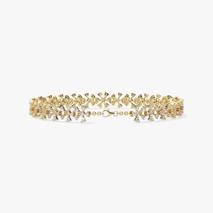 Hip Hop Iced Out Moissanite Diamond Tennis Link <b>Bracelet</b> Trendy Fashion Jewelry For Women Wholesale Price Gold Plated <b>Bracelet</b> - Product Image 4