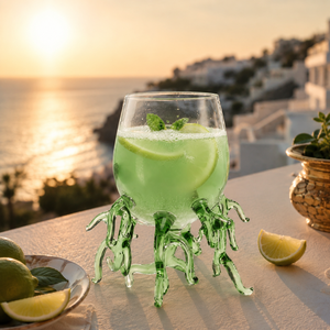 Verres à cocktail transparents en borosilicate faits à la main de 280 ml, sans plomb, coupe Martini, verres à margarita, verrerie de bar réutilisable en gros - Product Image 5