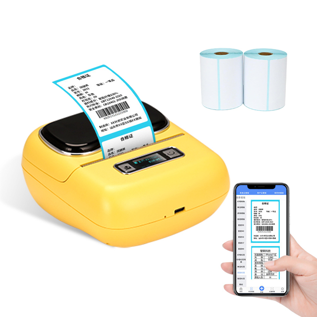 Sailing Ecommerce Remote Mobile 2 In 1 Barcode Thermal Receipt Label Printer For Small Business