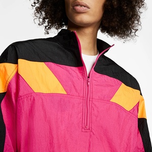 2025 Premium Quality Casual Nylon Windbreaker Jacket Loose Fit Reasonable Price Nylon Windproof Breathable Jackets Color <b>Block</b> - Product Image 4
