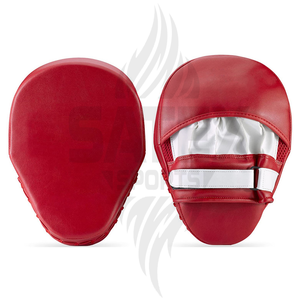 Guantes de Boxeo de Cuero de Alta Calidad, Almohadillas Curvas para Entrenamiento de Boxeo, Muay Thai y MMA - Product Image 1