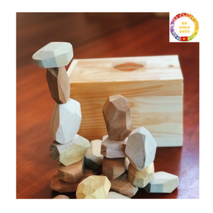 PRECIO DE FÁBRICA Bloques de Madera Tumi Ishi Ecológicos, Juguete de Equilibrio Montessori, Proveedor de Vietnam - Product Image 3
