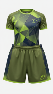 Ensemble maillot et short de volley-ball personnalisé turquoise à motif vague d'eau, OEM, anti-humidité, uniforme d'équipe, vêtements de sport par sublimation, vente en gros - Product Image 4