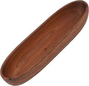 Tazón Grande de Madera para Servir Ensaladas, Hecho a Mano, Acabado Natural, Ligero, Apto para Lavavajillas, Ecológico, Decoración Clásica para la Cocina - Product Image 2