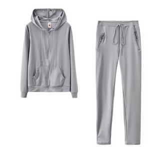 CANBELLO SPORTS Unisex Yellow Tracksuit Drawstring Closure Hooded Streetwear Eco-friendly Solid Color 100% Cotton <b>Blend</b> - Product Image 4