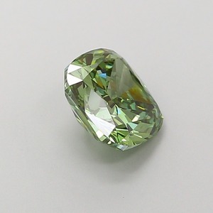 Diamant CVD vert vif fantaisie modifié taille coussin de 1,52 carat, clarté VS2, excellente taille, pierre précieuse créée en laboratoire pour bijoux personnalisés - Product Image 5