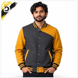 Veste varsity pour homme de haute qualité, dotée d'un tissu confortable, de coutures durables et d'un style moderne pour une mode décontractée et quotidienne. - Product Image 1