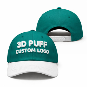 Gorras de Béisbol Duraderas con Logotipo Personalizado, Transpirables, de Algodón y Poliéster, de Secado Rápido, Estilo Casual Urbano, con Impresión 3D en Relieve - Product Image 2