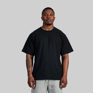 Camiseta Personalizada para Hombre, Premium, de Algodón Grueso, Cuello Redondo, Manga Corta, Corte Holgado, Estilo Urbano, Venta al Por Mayor - Product Image 1
