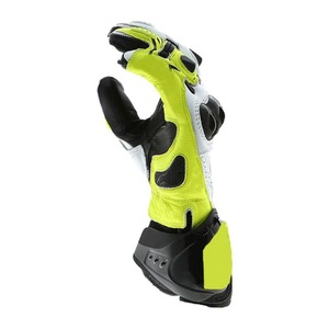 Guantes de Motocicleta de Cuero, Estilo Europeo, de Piel de Vaca, Completos, Antideslizantes, Resistentes al Desgaste, con Cierre de Velcro, Unisex, con Logotipo Personalizado - Product Image 4