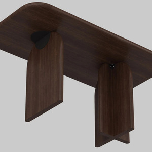 Modern Wooden Rectangle Dining <b>Table</b> with Antique Legs Minimalist Design Stable Home Furniture 6 Seater - Product Image 3