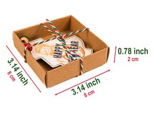 Eco Friendly Classic Wooden <b>Christmas</b> <b>Tree</b> Decoration Tags Ornaments for Gifts and Holiday Decor Factory Custom Size - Product Image 3