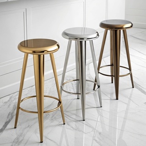 <b>Ergonomic</b> Removable Metal <b>Stools</b> for Cafes Restaurants Bars Hotels Office Interiors Diwali Ready Art Deco Design Eco-Friendly - Product Image 1