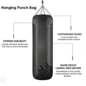 Saco de Boxeo Personalizado de Alta Calidad y Alto Impacto, Equipo de Combate, Mejor Precio, Saco de Boxeo Más Vendido Hecho en Pakistán - Product Image 3