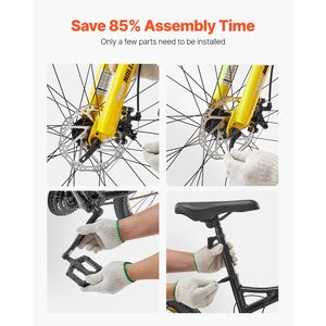 Bicicleta de Montaña MTB de 29 Pulgadas con Doble Suspensión Completa, 24 Velocidades, Cambio de Marchas Giratorio, Sillín Confortable, Frenos de Disco Dobles de Aluminio - Product Image 3