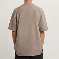 T-shirt Homme Oversize Tendance en Mélange Spandex/Coton Ample à Manches Courtes Style Hip-Hop Respirant Écologique Décontracté