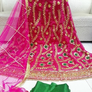2022 Collection d'été vente chaude pakistanais indien travail manuel Salwar Kameez costume en mousseline de soie mariage Lehenga Choli Occasions spéciales - Product Image 1