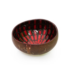 Handcrafted lacquer coconut shell bowls for serving and decor favored by OEM buyers crafted with natural materials from Vietnam - Product Image 4