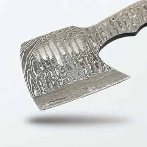 Lame de hachoir en acier Damas personnalisée en gros, lame vierge pleine longueur pour cuisine, fourniture pour l'artisanat de lames, directement de l'usine - Product Image 4