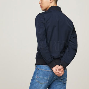 Classic Style Unisex Bomber <b>Jacket</b> with Stand Collar Front Logo Eco-Friendly Windproof Design for Winter Seasons Everyday Use - Product Image 4