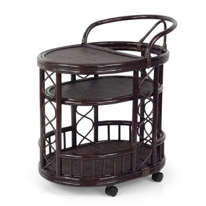 รถเข็นกาแฟหวายราคาถูก รถเข็นเครื่องดื่มขายดี รถเข็นบาร์สานมือ รถเข็นเครื่องดื่ม - Product Image 3