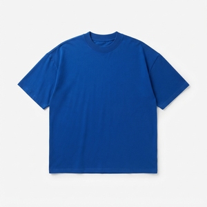 เสื้อยืดคอตตอนเนื้อหนา พิมพ์โลโก้ได้ ระบายอากาศดี ทรงหลวม สวมใส่สบาย - Product Image 2